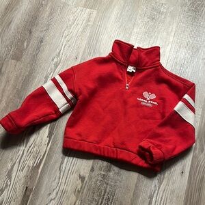 Kids Red Pullover, Pickleball
